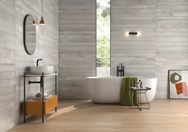 Geotiles CIMBRA — πορσελανάτο πλακάκι με όψη τσιμέντου