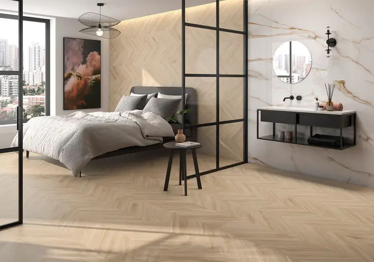Geotiles EBONY — πορσελανάτο πλακάκι με όψη ξύλου