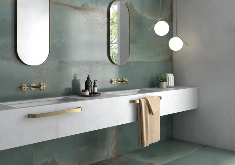 Geotiles GALIO — πορσελανάτο πλακάκι με όψη μετάλλου