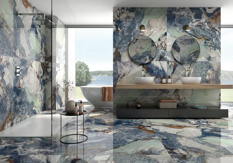 Geotiles GRETA — πορσελανάτο πλακάκι με όψη μαρμάρου