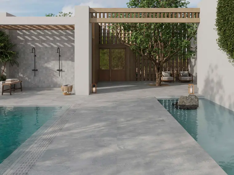 Geotiles HERMES — πορσελανάτο πλακάκι με όψη πέτρας, για εσωτερικούς και εξωτερικούς χώρους