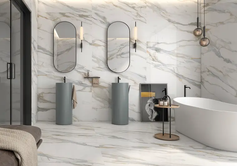 Geotiles ICARO — πορσελανάτο πλακάκι με όψη μαρμάρου