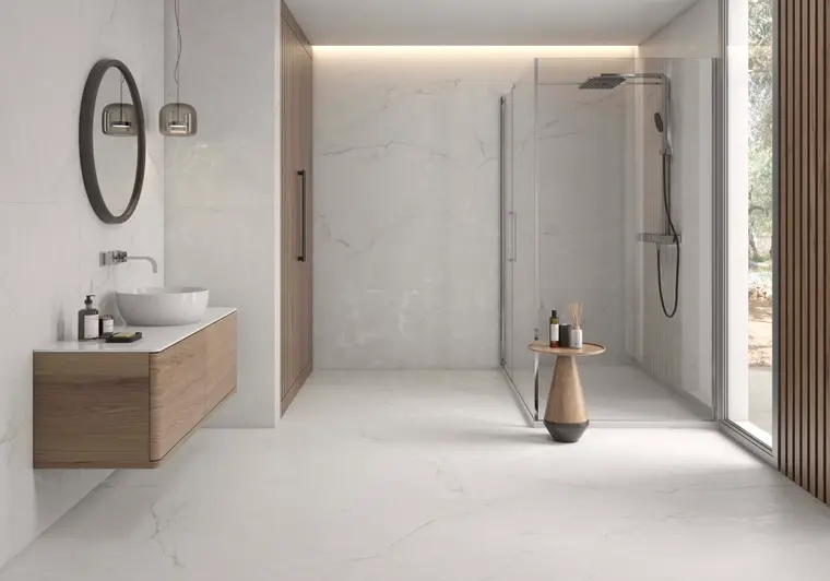 Geotiles LUMINA — πορσελανάτο πλακάκι με όψη μαρμάρου