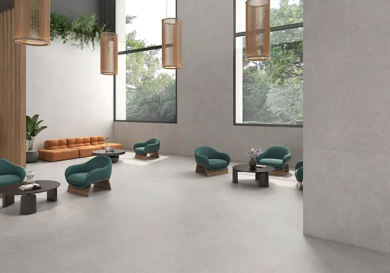 Geotiles MATERIA — πορσελανάτο πλακάκι με όψη πέτρας, για εσωτερικούς και εξωτερικούς χώρους