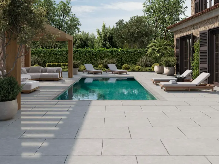 Geotiles MONTPELLIER — πορσελανάτο πλακάκι με όψη πέτρας, για εσωτερικούς και εξωτερικούς χώρους
