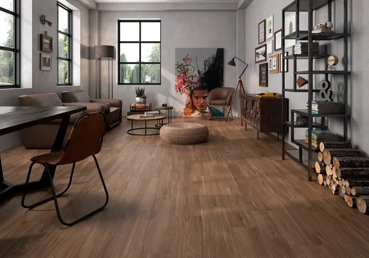 Geotiles OPERA — πορσελανάτο πλακάκι με όψη ξύλου, για εσωτερικούς και εξωτερικούς χώρους