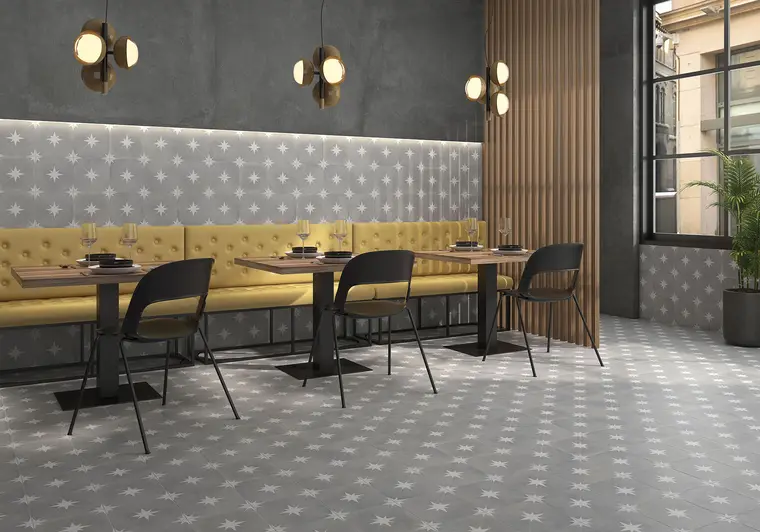 Geotiles PONENT — πορσελανάτο πλακάκι με διακοσμητικό σχέδιο