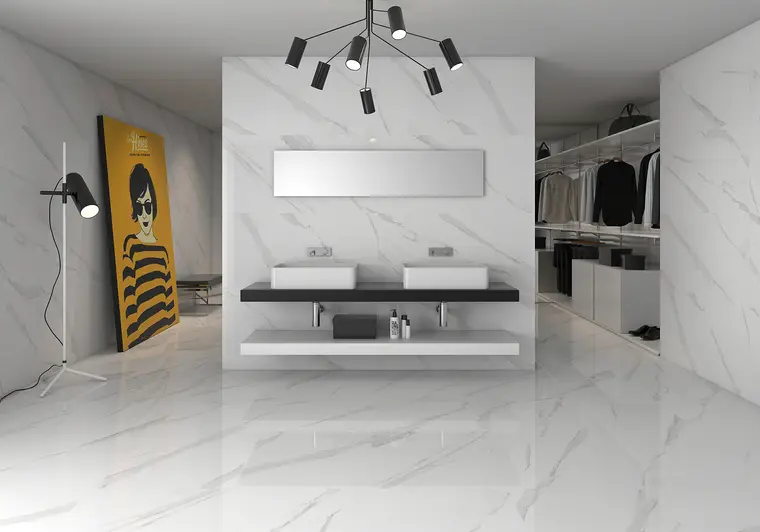 Geotiles STATUARY — πορσελανάτο πλακάκι με όψη μαρμάρου
