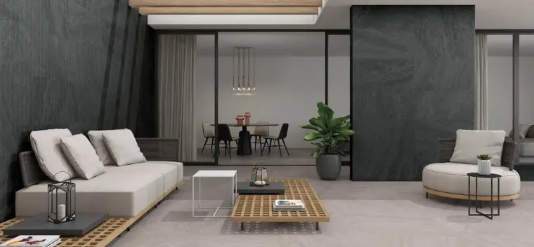 Ibero Ceramica Slatestone — πορσελανάτο πλακάκι δαπέδου και τοίχου με όψη πέτρας