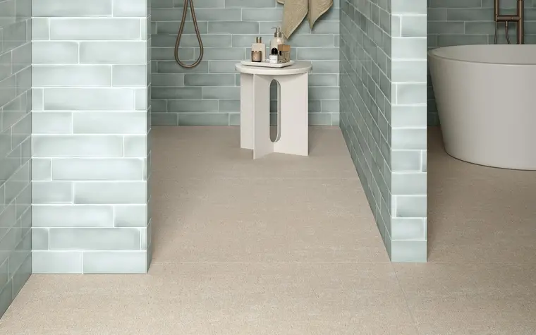 Iris Ceramica Theke Trame — πορσελανάτο πλακάκι δαπέδου με όψη υφάσματος