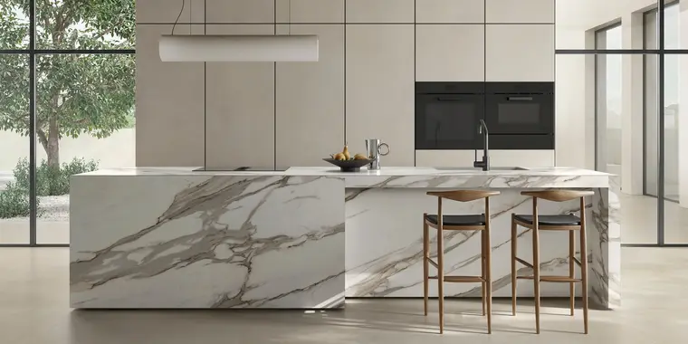 Πλακάκια Italgraniti Calacatta Bernini — πορσελανάτο, γυαλισμένο, 160×320 cm