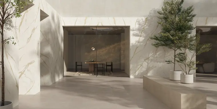 Πλακάκια Italgraniti Calacatta Extra — πορσελανάτο, σατινέ, 160×320 cm