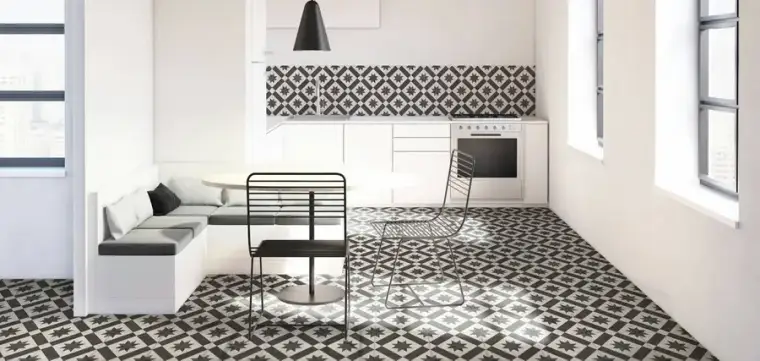 Keros Chez Coco — πορσελανάτο πλακάκι δαπέδου και τοίχου με διακοσμητικό σχέδιο