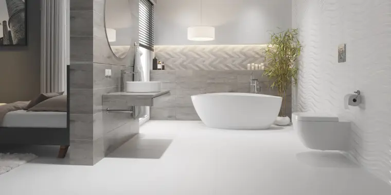Πλακάκια Konskie Ceramica Corina Grey — γυαλιστερό, 60×60 cm