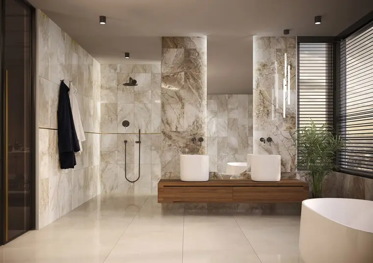 Konskie Ceramica Rock Island Beige — πλακάκι δαπέδου και τοίχου