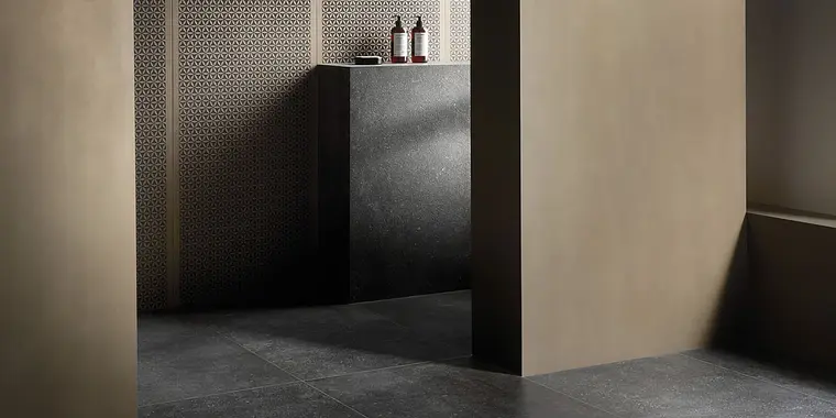 Πλακάκια Kronos Ceramiche Metallique — πορσελανάτο ολόμαζο, μέταλλο, ματ, 120×280 cm