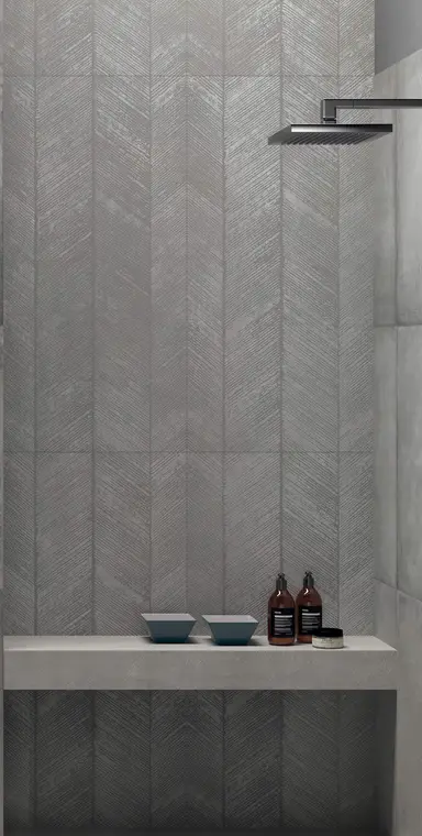 Kronos Ceramiche Prima Materia — ολόμαζο πορσελανάτο πλακάκι δαπέδου με όψη τσιμέντου, για εσωτερικούς και εξωτερικούς χώρους