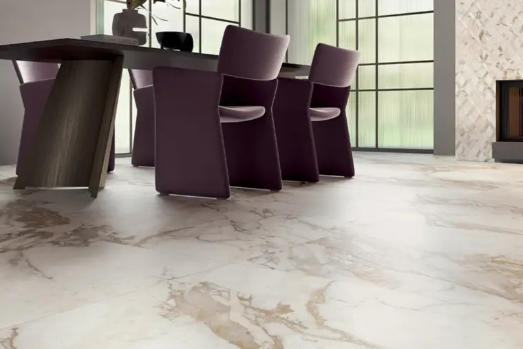 La Fenice Marble Velvet - Florida Warm — πορσελανάτο πλακάκι δαπέδου και τοίχου με όψη μαρμάρου