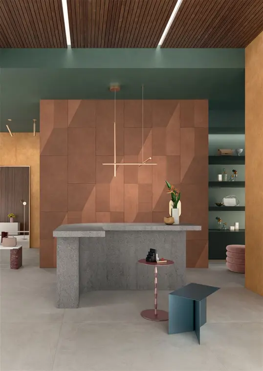 Lea Ceramiche Segni — πορσελανάτο πλακάκι δαπέδου και τοίχου με διακοσμητικό σχέδιο