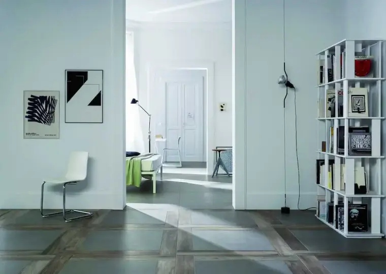 Marazzi Block — πορσελανάτο πλακάκι δαπέδου και τοίχου με όψη τσιμέντου, για εσωτερικούς και εξωτερικούς χώρους