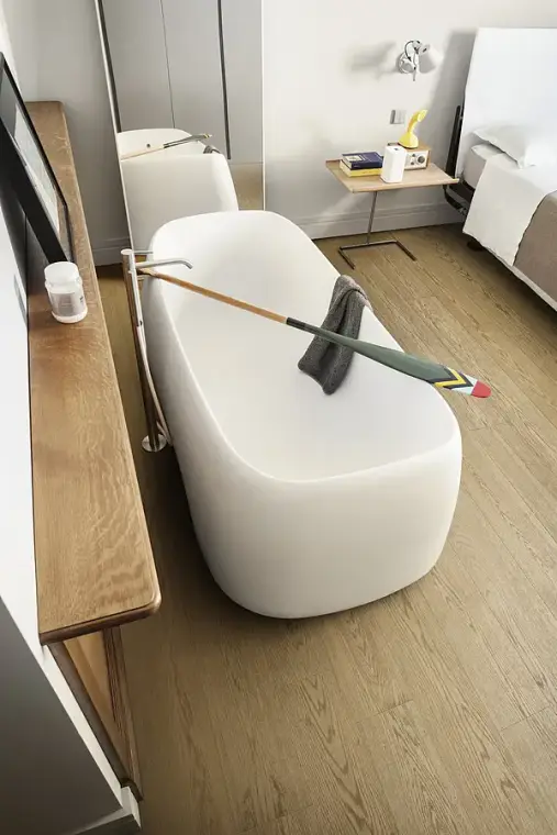Marazzi Intrecci — πορσελανάτο πλακάκι δαπέδου και τοίχου με όψη ξύλου