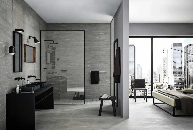 Marazzi Mystone Pietra Di Vals — πλακάκι με όψη πέτρας, για εσωτερικούς και εξωτερικούς χώρους