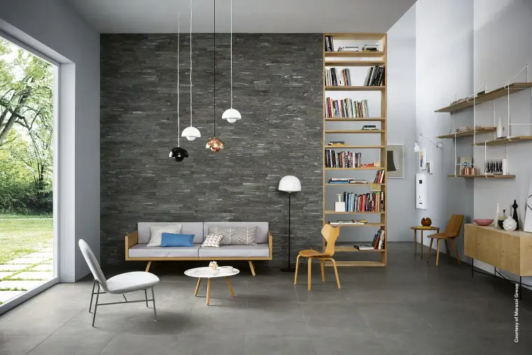 Marazzi Mystone Silverstone — πλακάκι με όψη πέτρας, για εσωτερικούς και εξωτερικούς χώρους