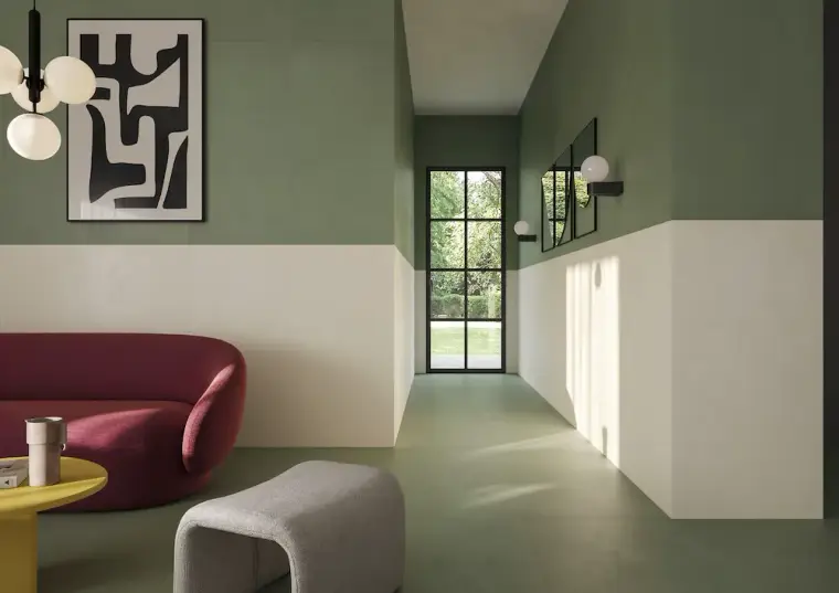 Marazzi Resin — πορσελανάτο πλακάκι δαπέδου και τοίχου με όψη τσιμέντου