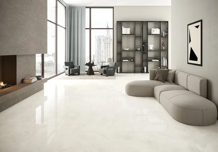 Marca Corona Scultorea Foyer — πλακάκι δαπέδου και τοίχου με όψη μαρμάρου