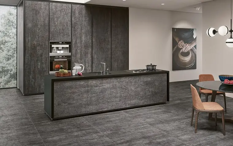 Πλακάκια Margres Linea Cosmos — πορσελανάτο, μέταλλο, ματ, 100×300 cm