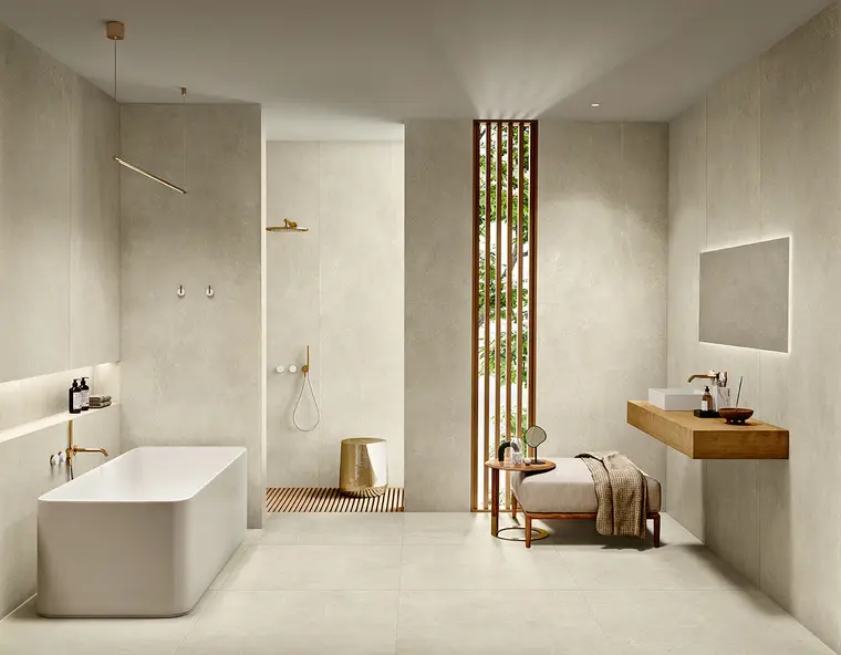 Margres Linea Pure Stone — πορσελανάτο πλακάκι δαπέδου και τοίχου με όψη πέτρας