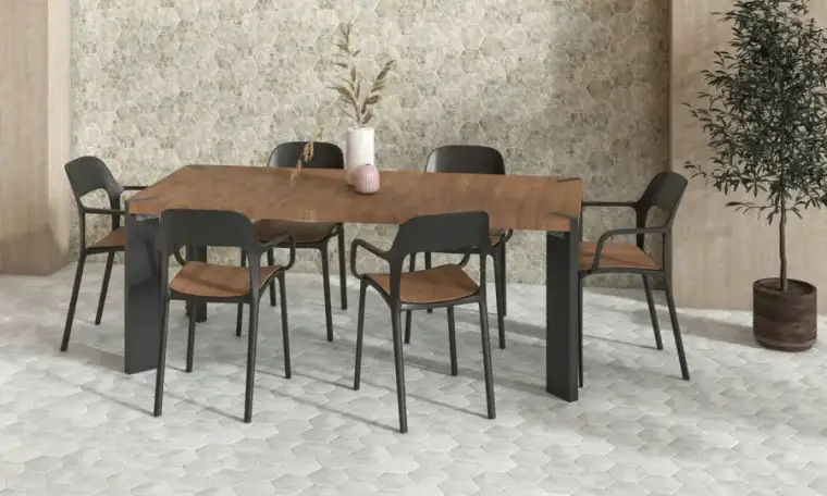 Πλακάκια Mayolica Nepso — πορσελανάτο, μονόχρωμο, ματ, 14×16 cm