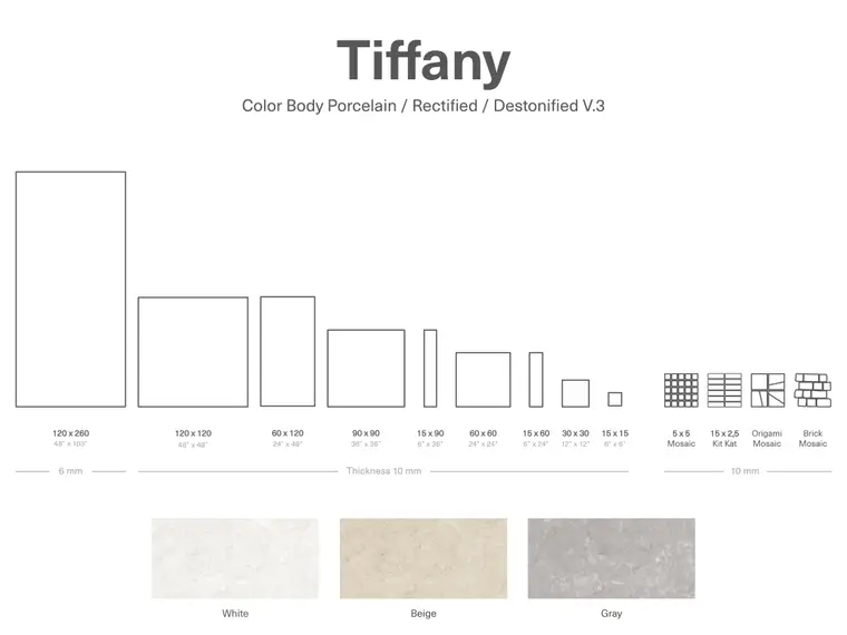 Nadis Design Tiffany — ολόμαζο πορσελανάτο πλακάκι δαπέδου και τοίχου με όψη πέτρας