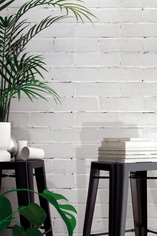 Πλακάκια Nanda Tiles Brick 20 — κεραμικό λευκής πάστας, μονόχρωμο, ματ, 6×20 cm
