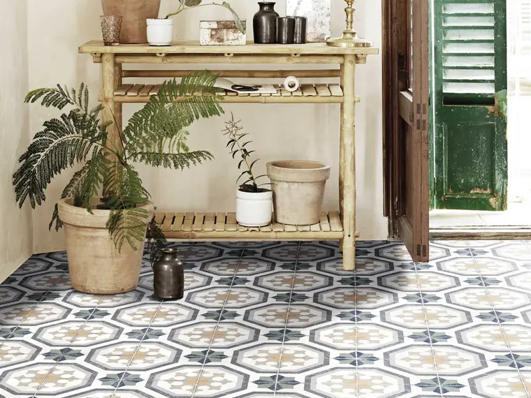 Nanda Tiles Gabana — πορσελανάτο πλακάκι δαπέδου και τοίχου με διακοσμητικό σχέδιο, για εσωτερικούς και εξωτερικούς χώρους