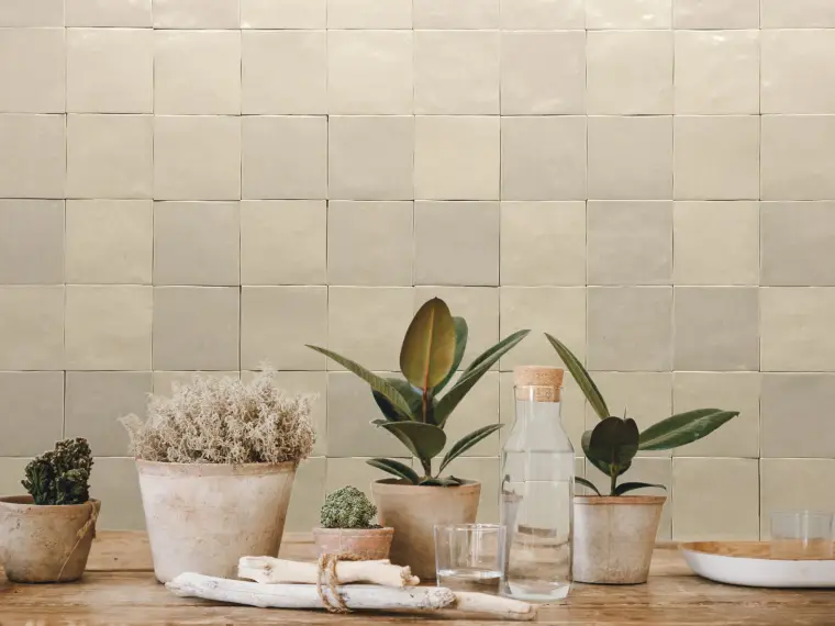 Nanda Tiles Manara Clay — κεραμικό πλακάκι τοίχου σε ενιαίο χρώμα