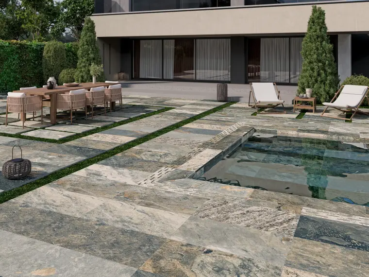 Πλακάκια New Tiles Bali — πορσελανάτο, πέτρα, ματ, 60×120 cm