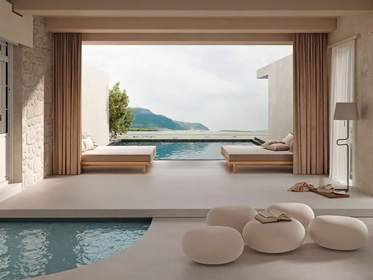 New Tiles Manacor — πορσελανάτο πλακάκι δαπέδου και τοίχου, για εσωτερικούς και εξωτερικούς χώρους
