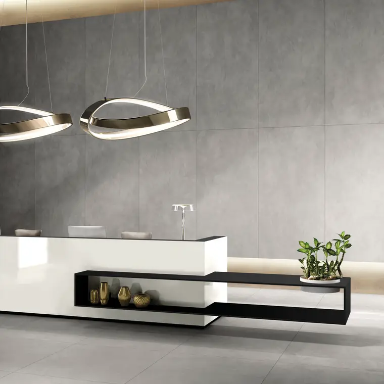 NuovoCorso Concrete Ash — πορσελανάτο πλακάκι δαπέδου και τοίχου με όψη τσιμέντου