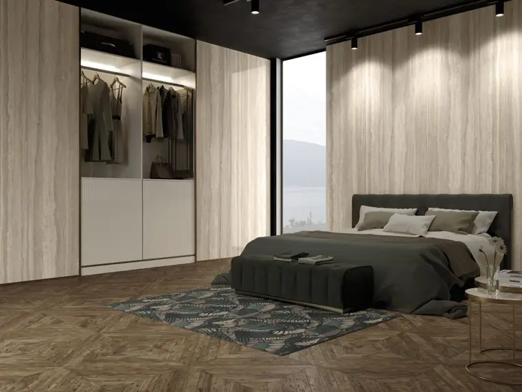 NuovoCorso Heaven Travertino Beige — πορσελανάτο πλακάκι δαπέδου και τοίχου με όψη τραβερτίνη