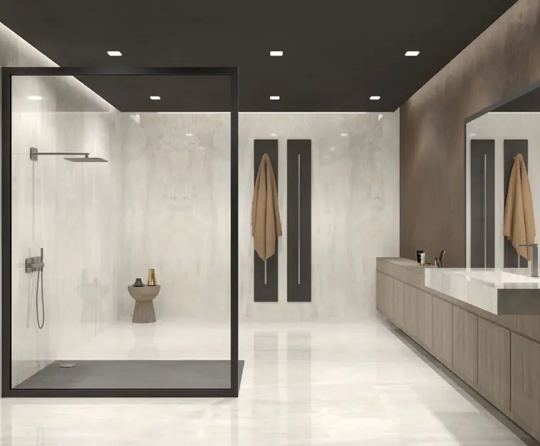 NuovoCorso Ivory Onyx — πορσελανάτο πλακάκι δαπέδου και τοίχου με όψη όνυχα