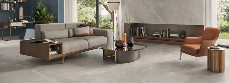 Panaria Stone Trace — πορσελανάτο πλακάκι δαπέδου και τοίχου με όψη πέτρας, για εσωτερικούς και εξωτερικούς χώρους