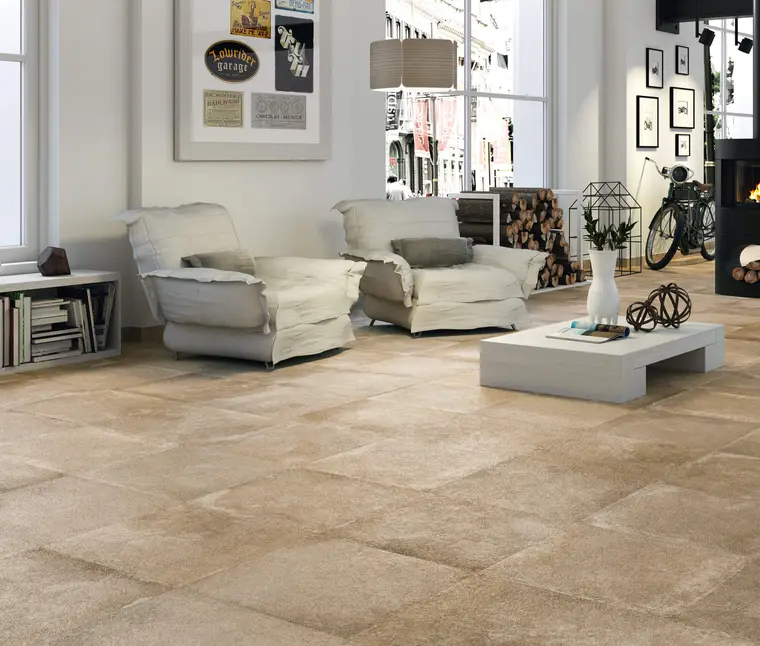 Porcelanite Dos Louisiana — πορσελανάτο πλακάκι δαπέδου και τοίχου με όψη πέτρας