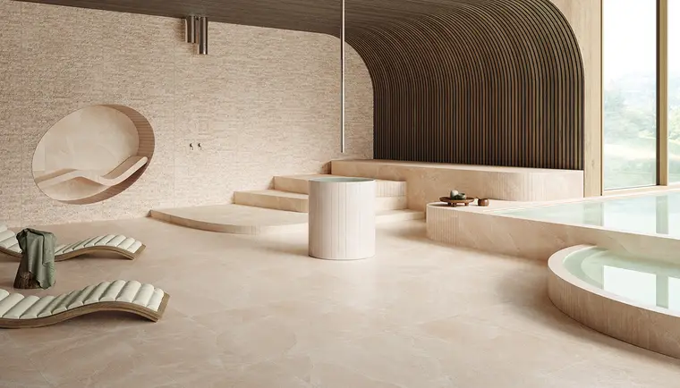 Πλακάκια Provenza Salt Stone — πορσελανάτο, πέτρα, αντιολισθητικό, 90×180 cm