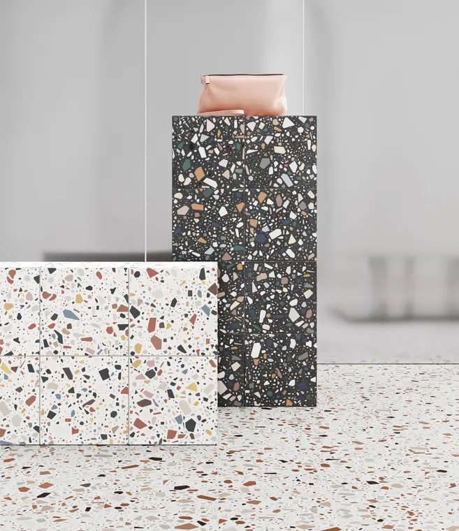 Πλακάκια Quintessenza Ceramiche Confetti — πορσελανάτο, μονόχρωμο, ματ, 18,6×18,6 cm