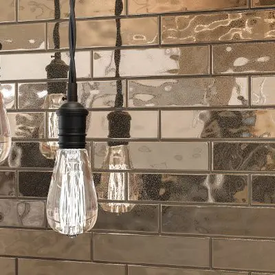 Πλακάκια Quintessenza Ceramiche Cromia26 — κεραμικό λευκής πάστας, μονόχρωμο, γυαλιστερό, 6,5×26,6 cm
