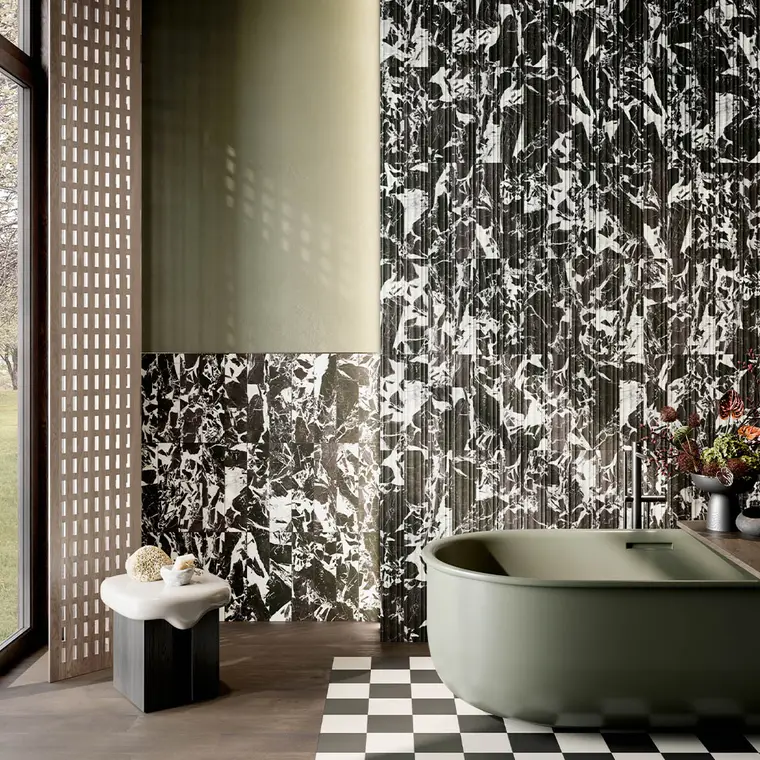 Quintessenza Ceramiche Tempo — κεραμικό πλακάκι τοίχου με διακοσμητικό σχέδιο