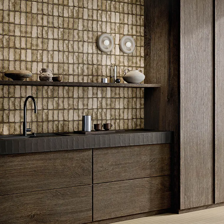 Quintessenza Ceramiche Terrae — πορσελανάτο πλακάκι δαπέδου και τοίχου με όψη πέτρας