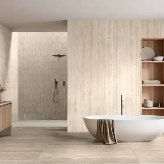 Πλακάκια Ragno Realstone_Travertino — πορσελανάτο ολόμαζο, τραβερτίνης, ματ, 60×120 cm