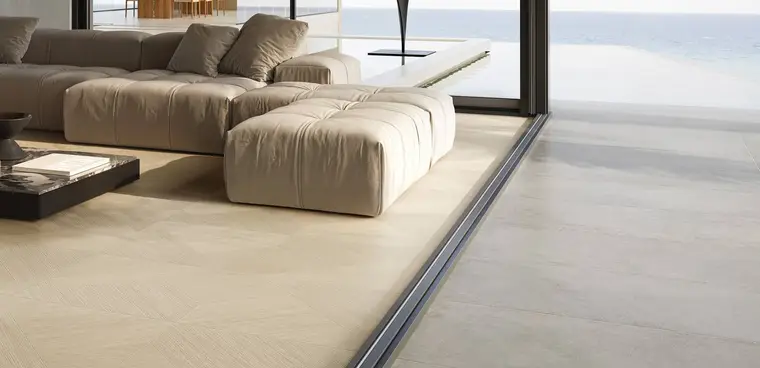 RAK Ceramics Moon Stone — πορσελανάτο πλακάκι δαπέδου και τοίχου με όψη τσιμέντου, για εσωτερικούς και εξωτερικούς χώρους